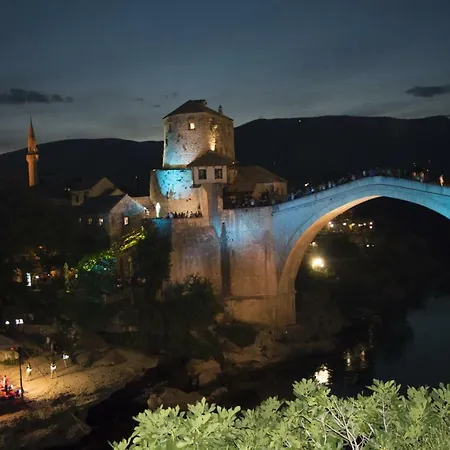 Next To The Old Bridge Mostar